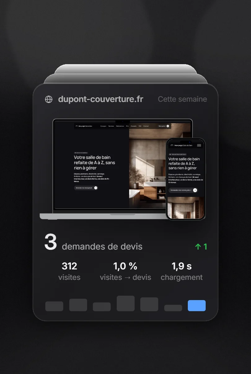 Demandes reçues sur le site, dans Paladius